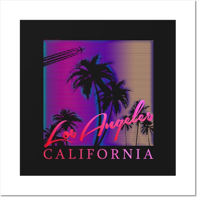 Los Angeles California Poster Wall Art by wildtribe